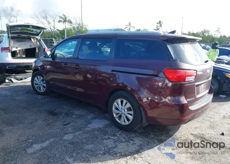 2017 Kia Sedona Lx z USA, uszkodzony, nr VIN KNDMB5C1XH6334834